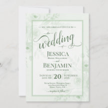 サボテンのボホフラワーの水彩画のスタイリッシュな結婚式