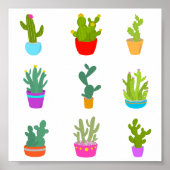 サボテンのポスター ポスター (正面)