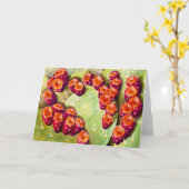 サボテンのポッド カード (黄色い花)