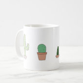 サボテンのマグ コーヒーマグカップ (正面左)