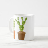 サボテンのマグ コーヒーマグカップ (正面左)