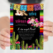 サボテンのメキシコのジェンダーが赤ちゃんのシャワー招待状を明らかにする 招待状