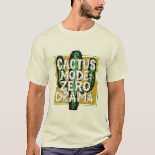 サボテンのモード:ゼロドラマ,サボテン植物Tee Tシャツ