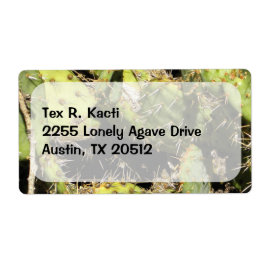 サボテンのラベル ラベル