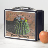 サボテンのランチボックス – オプションのカスタマイズ メタルランチボックス (インサイチュ)