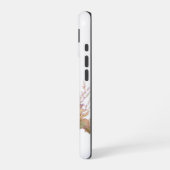 サボテンの下で眠るフェネックギツネのボヘミアン デザイン iPhone 16ケース (左側面)