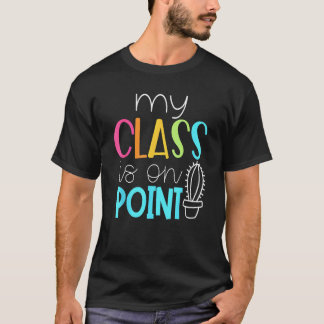 サボテンの先生Tシャツ - かわいい先生の服 Tシャツ