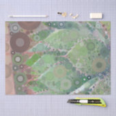 サボテンの写真アートグリーンピンクブラウン砂漠の多肉植物 薄葉紙 (クラフト)