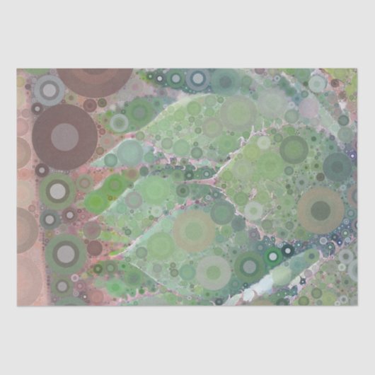 サボテンの写真アートグリーンピンクブラウン砂漠の多肉植物 薄葉紙 (正面)