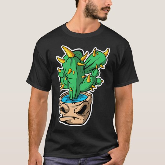 サボテンの化け物 Tシャツ (正面)