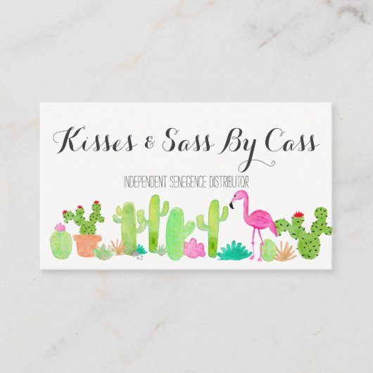 サボテンの名刺 名刺 (正面)