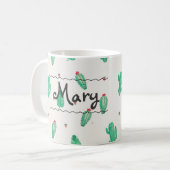 サボテンの名前をカスタムするのコーヒー・マグ コーヒーマグカップ (正面左)