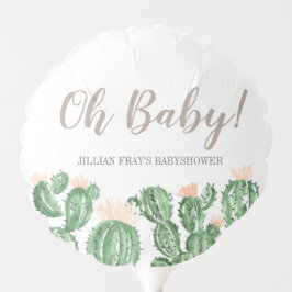 サボテンの多肉乳児シャワーデコールバルーン バルーン