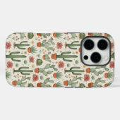 サボテンの多肉植物シームレスパターン Case-Mate iPhoneケース (裏面 (横))