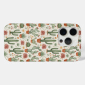 サボテンの多肉植物シームレスパターン Case-Mate iPhoneケース (裏面 (横))