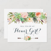 サボテンの多肉植物フローラの緑は私のものになる シーズンポストカード (正面/裏面)