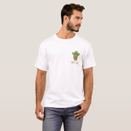 サボテンの夫婦の洒落で面白いギフト Tシャツ