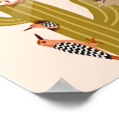 サボテンの子供に住む動物 ポスター (角)