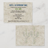 サボテンの宿泊施設のエンクロージャカード エンクロージャーカード (正面/裏面)