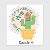 サボテンの息子と母の植物 シール (シート)