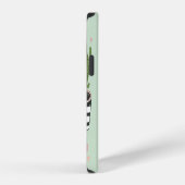 サボテンの愛:かわいい漫画のパターン。 iPhoneケース (右側面)