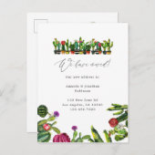 サボテンの新しいアドレス 案内ポストカード (正面/裏面)