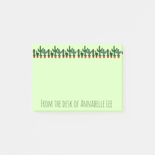 サボテンの旗 ポストイット (正面)