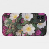 サボテンの月見草と砂漠のサナダハナ Case-Mate iPhoneケース (裏面(横))