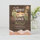 サボテンの木どのように西は1つの誕生日カウボーイだった 招待状 (スタンド正面)