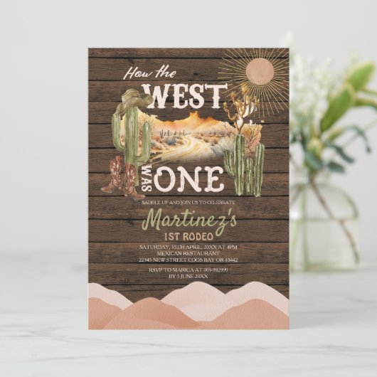 サボテンの木どのように西は1つの誕生日カウボーイだった 招待状 (スタンド正面)