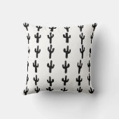 サボテンの枕-モダンな南西デザイン クッション (裏面)