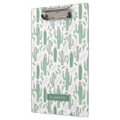 サボテンの植物パーソナライズされた模様 クリップボード (左)