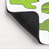 サボテンの植物,植物学,かわいいサボテン,ガーデニング マウスパッド (コーナー)