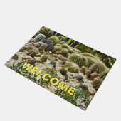 サボテンの歓迎 ドアマット (アングル)