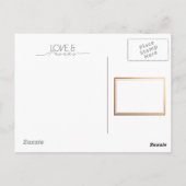 サボテンの水色 |愛感謝してい& ポストカード (裏面)