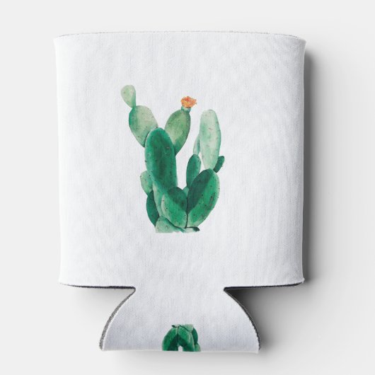 サボテンの水色 缶クーラー (裏面)