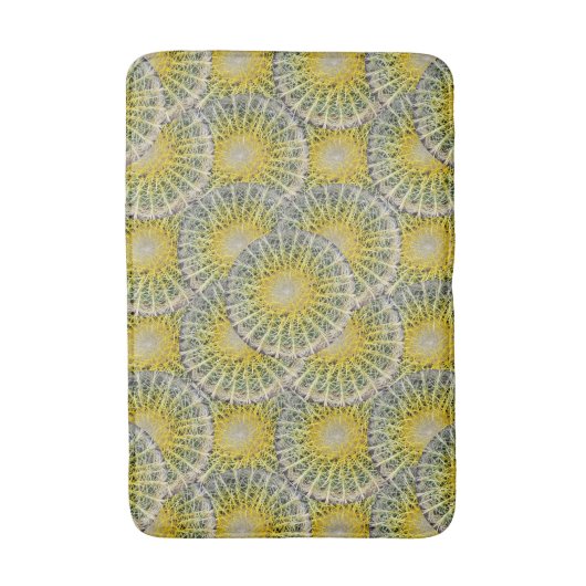 サボテンの熱帯植物の植物の写真 バスマット (正面縦)