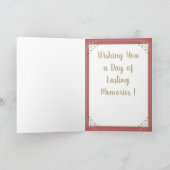 サボテンの特別な日の挨 カード (内部)