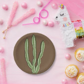 サボテンの紙皿 ペーパープレート (パーティー)
