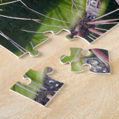 サボテンの花が咲く砂漠 ジグソーパズル (側面)