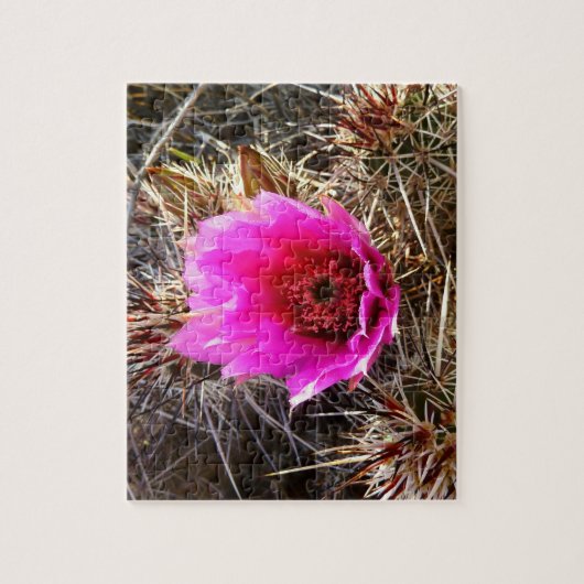 サボテンの花(とげのある梨)ワイルドフラワー ジグソーパズル (縦)