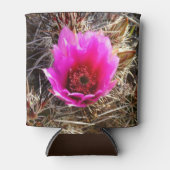 サボテンの花（とげのある梨）ワイルドフラワー 缶クーラー (正面)