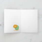 サボテンの花 – とげのある物引用文 カード (内部)