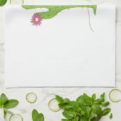 サボテンの花 キッチンタオル (折り畳み)