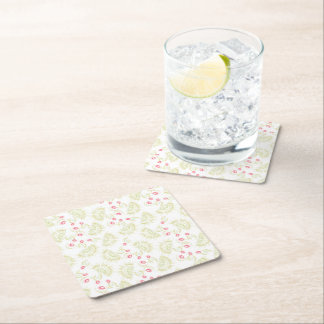 サボテンの花 スクエアペーパーコースター