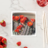 サボテンの花 スタンダードカクテルナプキン (インサイチュ)