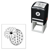 サボテンの花 セルフインキングスタンプ (インサイチュ)