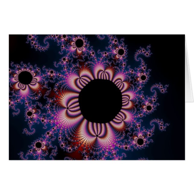 サボテンの花 – フラクタルカード (正面横)