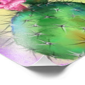 サボテンの花 ポスター (角)