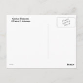 サボテンの花 ポストカード (裏面)